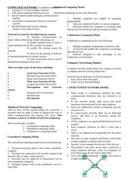Overview of Computer Network Models | PDF | Network Topology | Computer ...