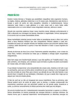 P á g i n a  | ii 
MANUAL DE CURA ENERGÉTICA – AUTO - CURA E AUTO - APLICAÇÃO 
www.curaeascensao.com.br 
 
 
Prefácio 
Exis