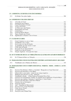 P á g i n a  | viii 
MANUAL DE CURA ENERGÉTICA – AUTO - CURA E AUTO - APLICAÇÃO 
www.curaeascensao.com.br 
 
 
15. A MEDICI