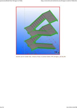Tekla Stair Stringer Modeling Guide | PDF | Stairs | Software