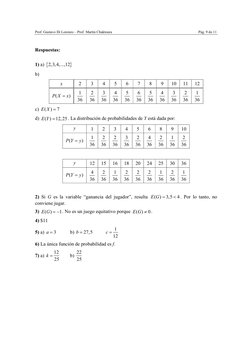Prof. Gustavo Di Lorenzo – Prof. Martín Chaktoura 
 
Pág. 9 de 11 
Respuestas: 
 
1) a) {
}
2,3,4,...,12  
b) 
x  
2 
3 
4 
5