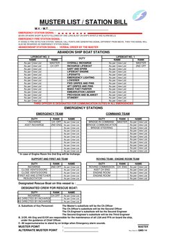 M.V. / M.T. ______________________________________
EMERGENCY STATION SIGNAL :    ▄   ▄   ▄   ▄   ▄   ▄   ▄   ▄   ▄▄▄▄▄▄▄▄▄▄▄▄