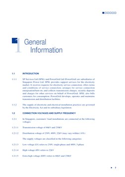 L
7
General Information
General
Information
1
1.1
INTRODUCTION
1.1.1
SP Services Ltd (SPSL) and PowerGrid Ltd (PowerGrid) are