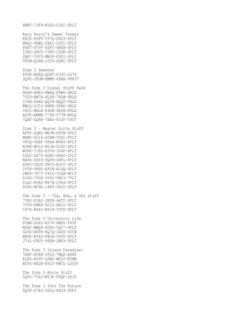 XMFP-7JF9-N3S0-C3SI-0FLT
Katy Perry's Sweet Treats
KBJS-ZVEV-T47Q-D823-0FLT
M8A2-VKWL-CXEI-UCFI-0FLT
86KT-6TYF-GZPT-GWZR-0FLT