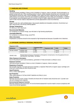 Shell Alvania Grease RL 3 Safety Data Sheet | PDF | Dangerous Goods ...