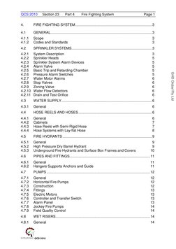 Fire Fighting System Specifications | PDF | Fire Sprinkler System | Pump