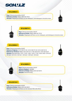 816.5007-0
Peça: Câmara pneumática 30/24’’
Referência Similar: Wabco 884 502 755 0
Veículos: Adaptação de freios a ar em reb
