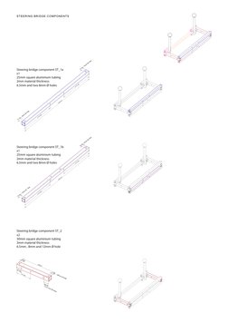STEERING BRIDGE COMPONENTS
37.50
255.0
111.25
39.00 
12.0 mm Ø hole
12.50
12.50 -- 8mm Ø hole
Steering bridge component ST_2