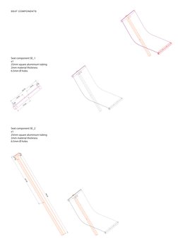 Seat component SE_2
x1
25mm square aluminium tubing
2mm material thickness
6.5mm Ø holes
740.00
437.50
37.50
12.50
340.00
145