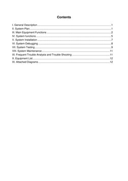 Contents 
 
I. General Description ......................................................................................