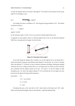Ackerman Angle Calculations | PDF | Steering | Triangle
