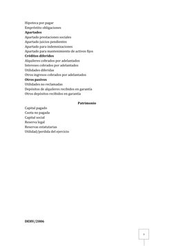 Cuentas del Balance General Detalladas | PDF | Amortización (Negocio ...
