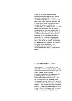 su hijo en el útero el desarrollo. Otra 
dirección de la obra de Bronnikov es en la 
educación pre-escolar. El niño