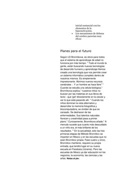 inicial sustancial con los 
elementos de la 
hiperactivación; 
 
Los mecanismos de defensa 
del cerebro parecían m