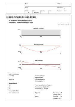 Project 
  
Job Ref. 
  
Section 
  
Sheet no./rev. 
  1   
Calc. by 
P 
Date 
8/10/2014 
Chk'd by 
  
Date 
  
App'd by
