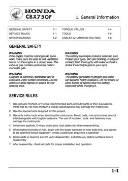 CBX 750 F 84 - Service Manual PDF | PDF | Language Arts