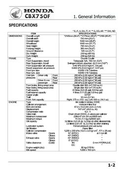 CBX 750 F 84 - Service Manual PDF | PDF | Language Arts