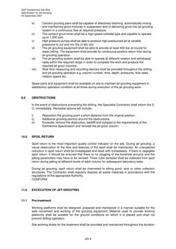 Jet Grouting Specification Guide | PDF | Specification (Technical ...