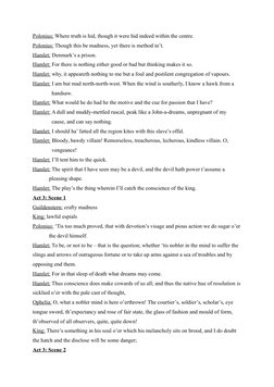 Polonius: Where truth is hid, though it were hid indeed within the centre.
Polonius: Though this be madness, yet there is met