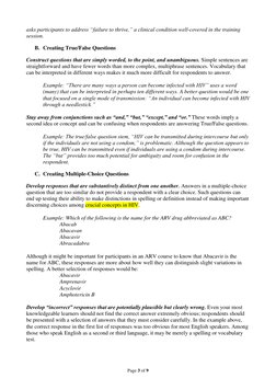 Pretest and Posttest Design Guidelines | PDF | Question | Multiple Choice