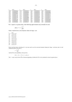 Error Function Value Tables | PDF | Probability | Mathematical Sciences