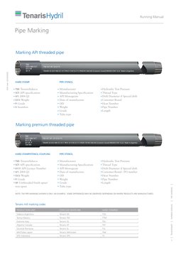 Pipe Identification: Color Codes For API Grades | PDF | Blue | Pipe ...