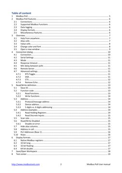 Modbus Poll Manual | PDF | Microsoft Excel | Array Data Structure