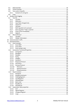 Modbus Poll Manual | PDF | Microsoft Excel | Array Data Structure