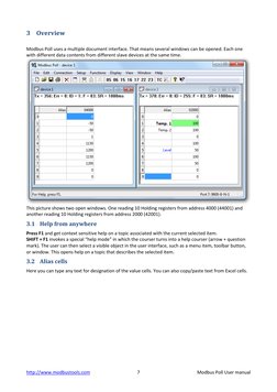 Modbus Poll Manual | PDF | Microsoft Excel | Array Data Structure