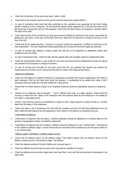  Check the correctness of the accounting head - debit / credit.
Check that all the relevant columns of t