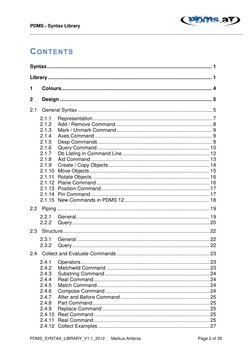 PDMS Command Syntax Guide | PDF | Computing | Computing And Information ...