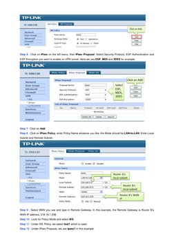 TP-Link IPsec VPN Setup Guide | PDF | Virtual Private Network | Router ...