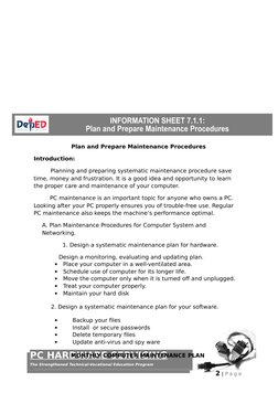 Computer System Maintenance Guide | PDF | Computer Virus | Antivirus ...