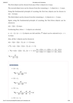 29/09/2013
Permutations and Combinations
file:///C:/Users/Asus/Desktop/Permutations and Combinations.mht
10/39
The first obje