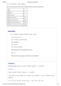 29/09/2013
Permutations and Combinations
file:///C:/Users/Asus/Desktop/Permutations and Combinations.mht
2/39
 n! = 1  2  3