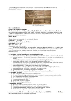 Emerging Trends in Formwork - Cost Analysis & Effectiveness of Mivan Formwork over the 
Conventional Formwork 
Second Interna