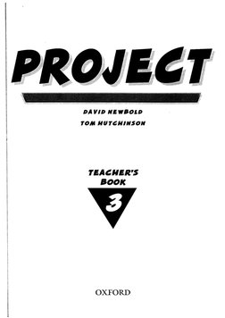 Project 3 Teacher's Book | PDF