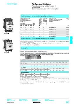 Contactor Datasheet Schneider LC1D Contactor Datasheet | PDF | Alternating Current | Volt