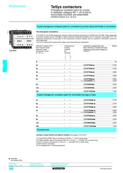 Contactor Datasheet Schneider LC1D Contactor Datasheet | PDF | Alternating Current | Volt