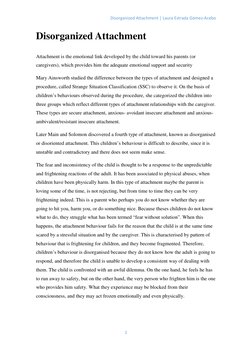 Understanding Disorganized Attachment | PDF | Attachment Theory ...