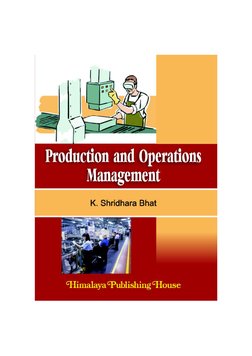 Operations Management – An Overview
1
