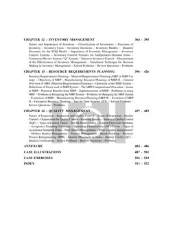 8
Production and Operations Management
CHAPTER 12 : INVENTORY MANAGEMENT
364 - 395
Nature and Importance of Inventory – Class
