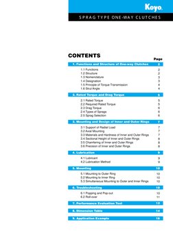 Sprag Rotation Chart.pdf Sprag Type One-Way Clutches Overview | PDF | Clutch | Bearing (Mechanical)