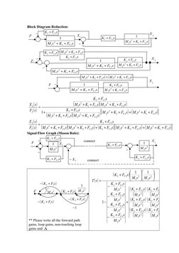 Translational Mechanical System Transfer Functions | PDF | Force ...