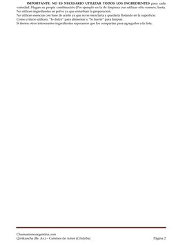 Chamanismoargentina.com 
Qorikancha (Bs. As.) – Caminos de Amor (Córdoba) 
Página 2 
 
IMPORTANTE: NO ES NECESARIO UTILIZAR