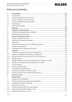 ES 2500-F
101
Instrucciones de Instalación y Funcionamiento
XFP-PE4-6 | AFLX-PE4-6 | VUPX-PE4-6
Índice de contenidos
1	
Gener