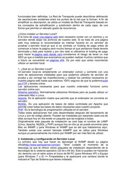 funcionales bien definidas. La Red de Transporte puede describirse definiendo
las asociaciones existentes entre los puntos de