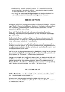 • El duodécimo capítulo expone la doctrina del Karma, involucrando la 
reencarnación en la escala ascendente y descendente, d