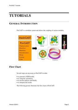 ProCAST 2009: Comprehensive Tutorials | PDF | Casting (Metalworking ...