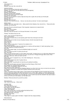 The Matrix 1999 Movie Script PDF | PDF | Nature